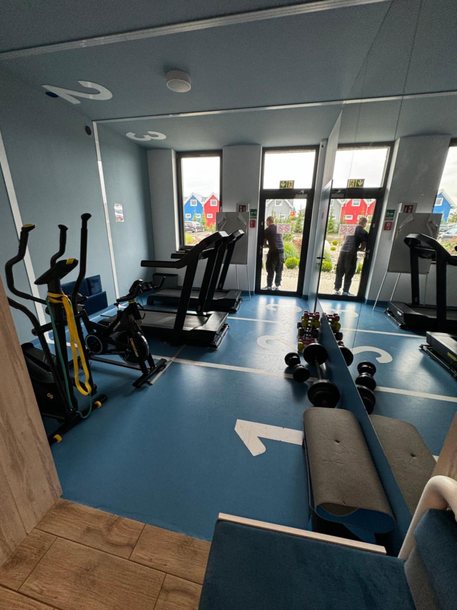 Klimatyzowany Apartament Blue , Sarbinowo Parking Basen Dış mekan fotoğraf